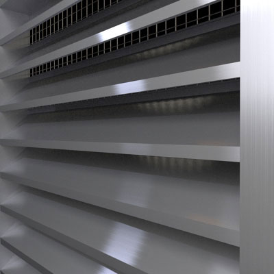 245 - 2 Inch Fixed-blade Louver | Duravent